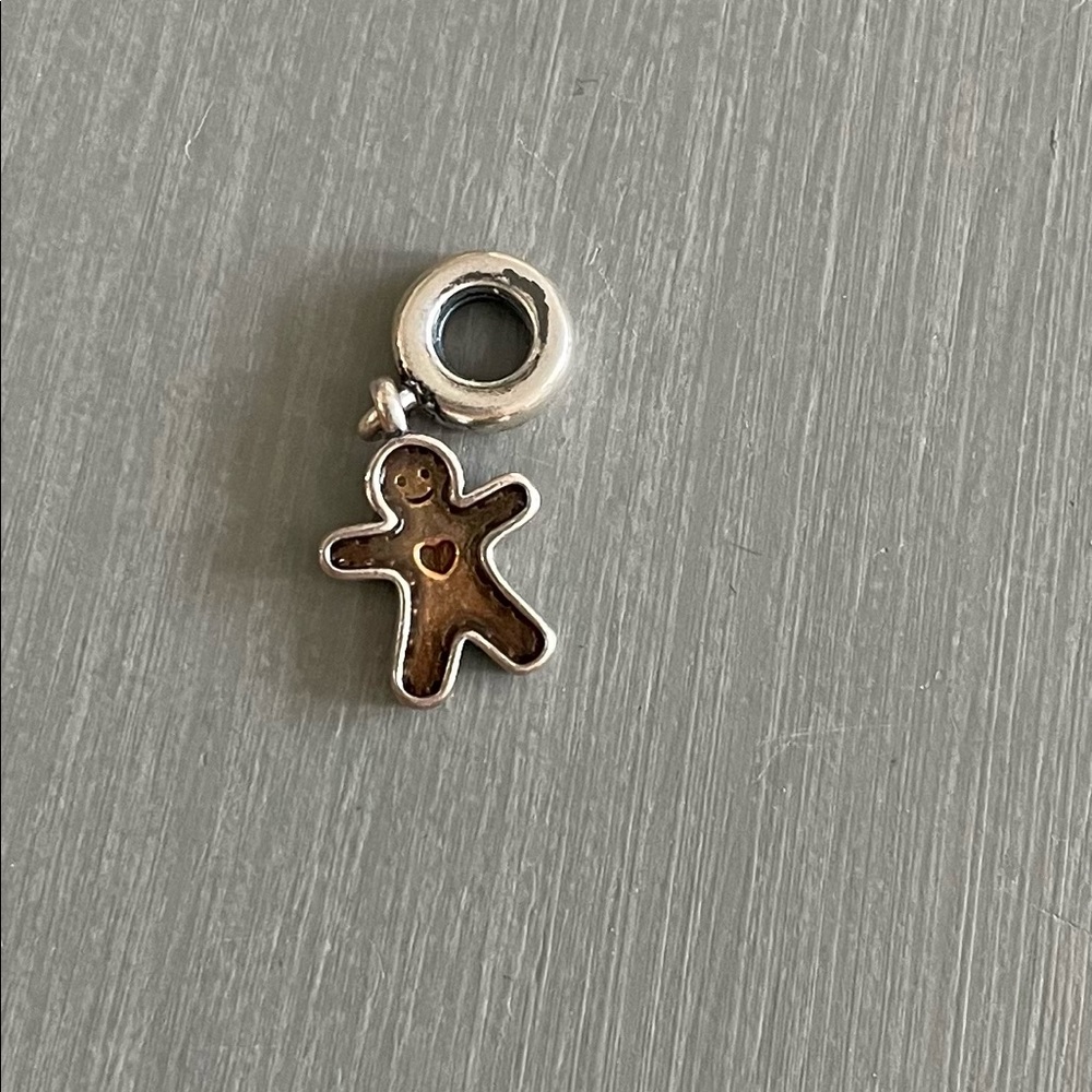 Pandora Gingerbread Man Charm - Authentic